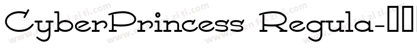 CyberPrincess Regula字体转换